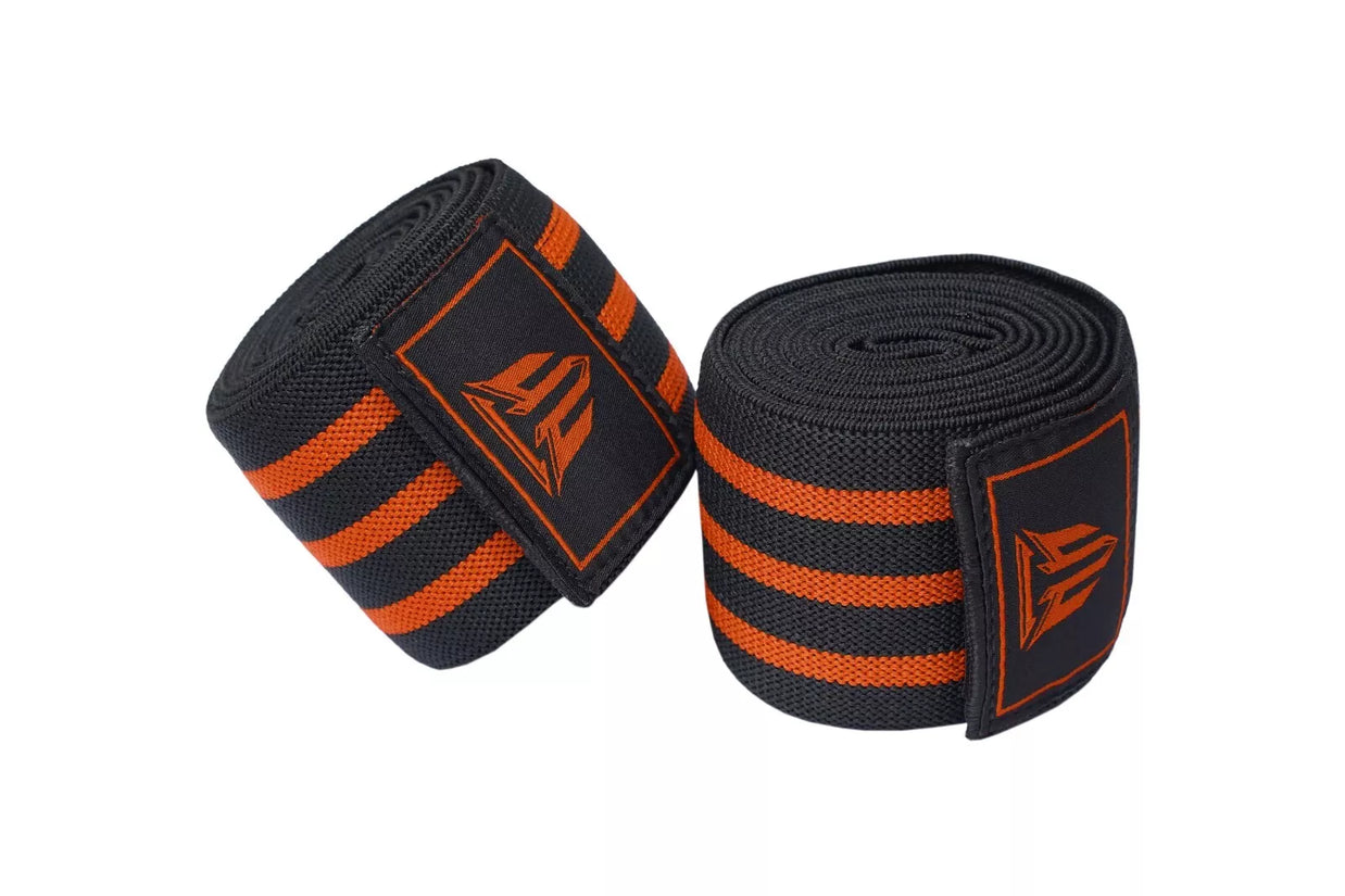 MT Knee Wraps | Elastic Joint Support for Squats, Powerlifting & Weightlifting – Men & Women
