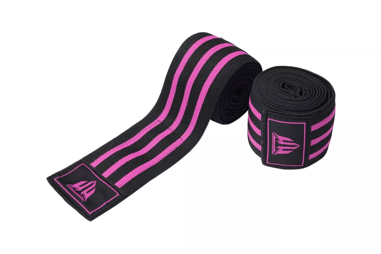 MT Knee Wraps | Elastic Joint Support for Squats, Powerlifting & Weightlifting – Men & Women