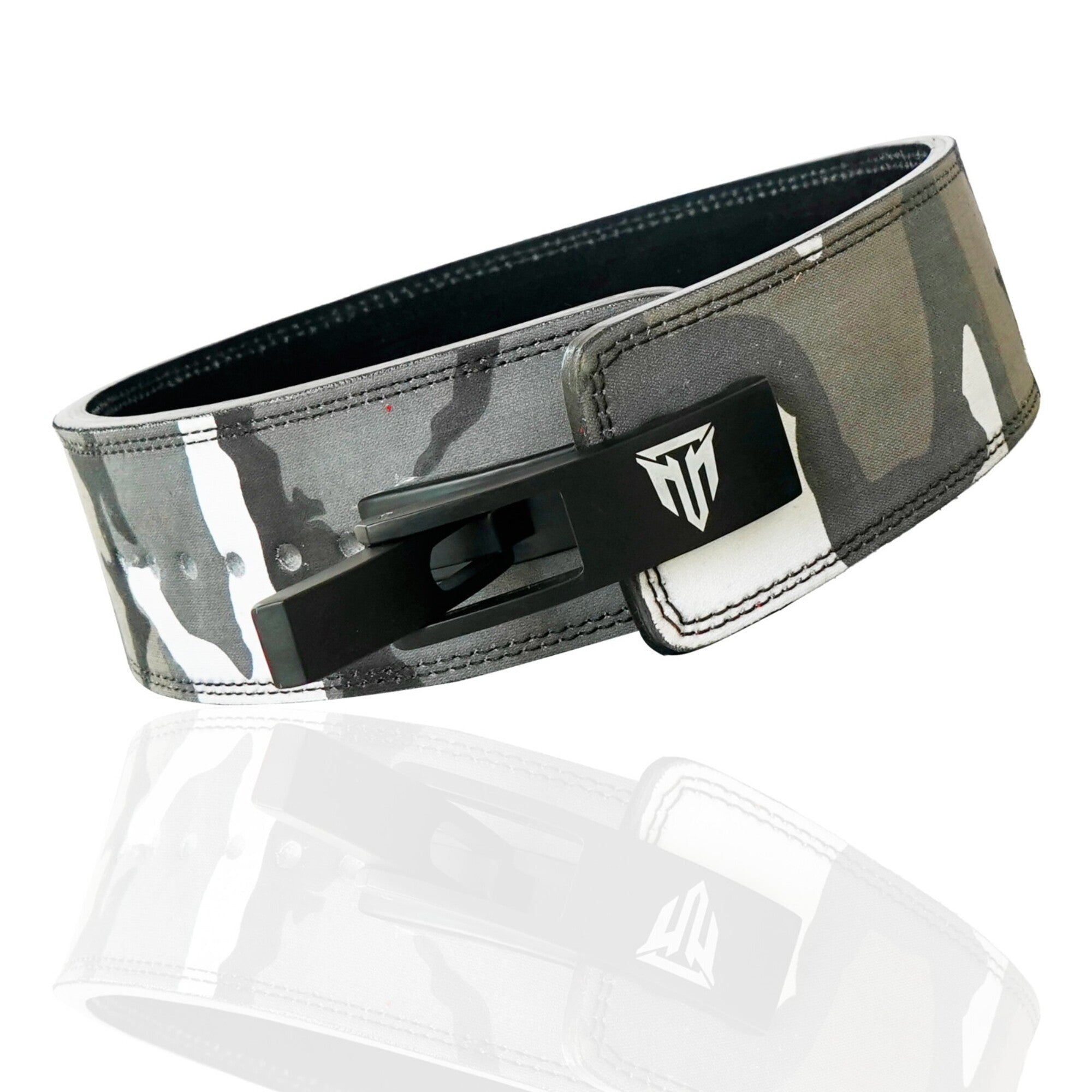 MT 10mm Genuine Leather Lever Belt | Premium Powerlifting & Weightlifting Gym Belt for Men & Women