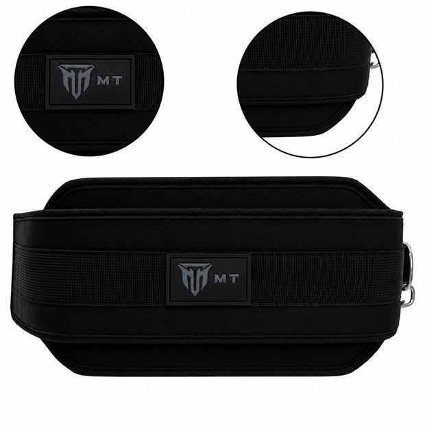 MT Dip Belt with Heavy Duty Steel Chain | Weighted Pull-Ups, Chin-Ups & Dips Training Belt