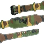 MT 4″ Army Green Leather Weight Lifting Belt