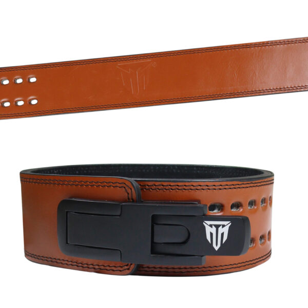 MT 13mm Genuine Leather Lever Weight Lifting Belt