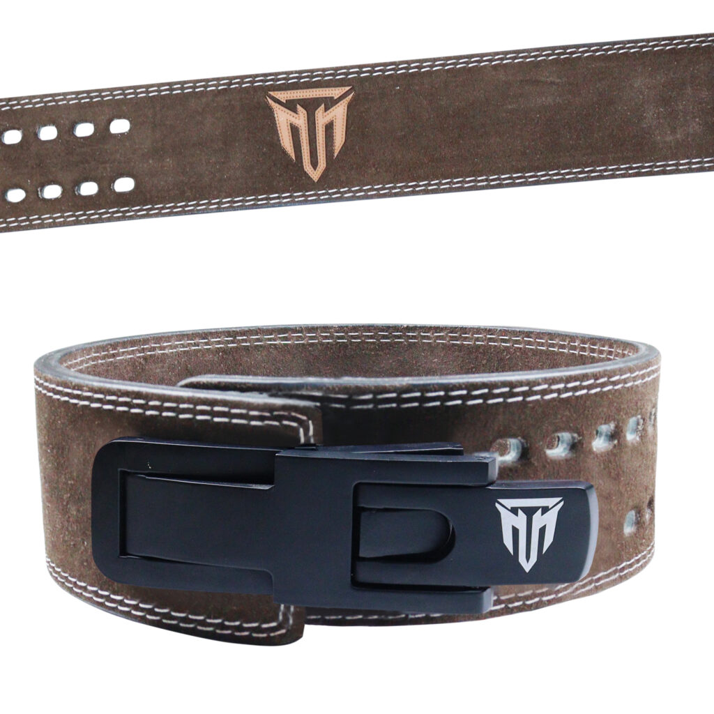 MT 13mm Genuine Leather Lever Weight Lifting Belt